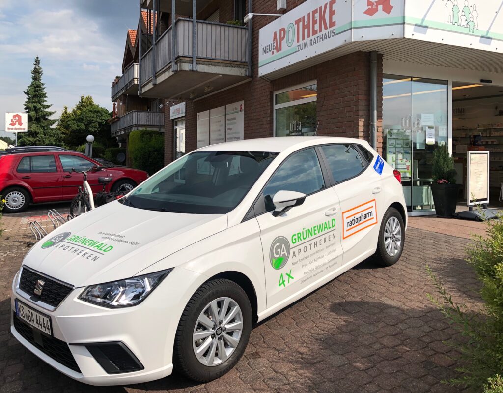 Botendienst Wagen Neue Apotheke zum Rathaus